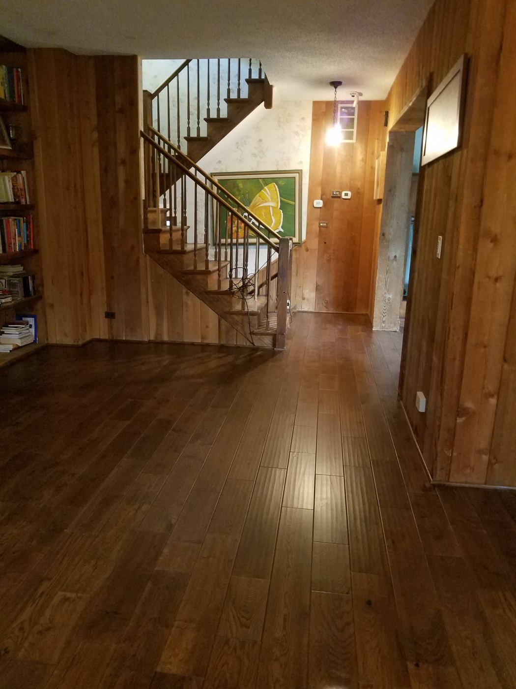 Hardwood floor completed by Artelier Floors