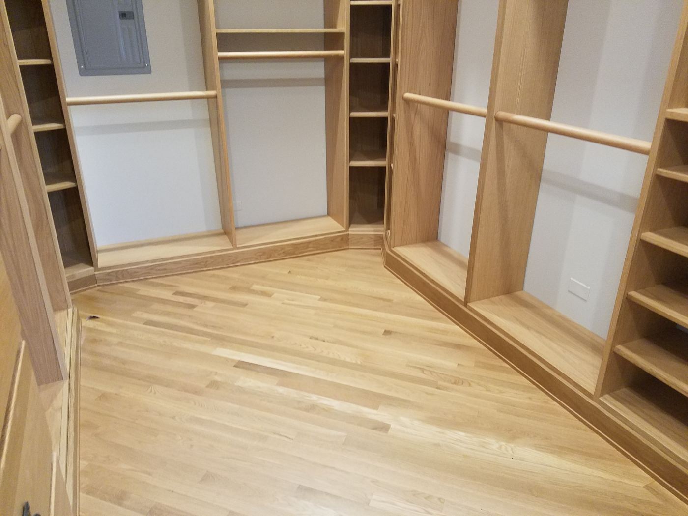 Hardwood floor completed by Artelier Floors