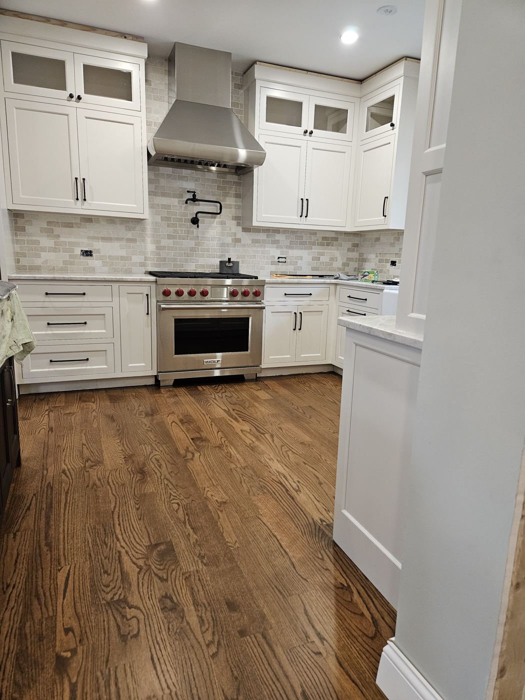 Hardwood floor completed by Artelier Floors